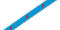 Preview: Gleistein Caribic Color Blau, KF Rot, Ganze Spule