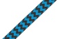 Preview: GLEISTEIN RollerTwin schwarz/blau ganze Spule 100m