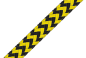 Preview: GLEISTEIN RunnerTwin ZigZag schwarz/gelb