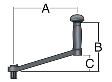 HARKEN Carbo OneTouch Winschkurbel