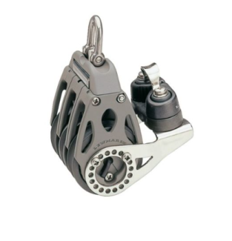 LEWMAR Control Block 3-Scheibig Ratsche, Klemme und Auge