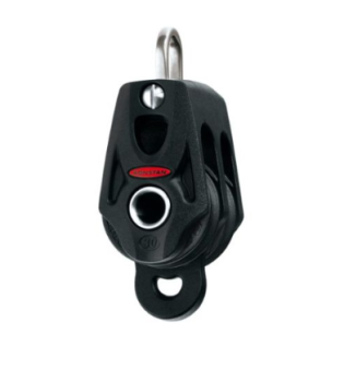 Ronstan Orbit Block 2-Scheibig, Fest mit Hundsfott