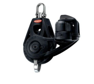 Ronstan Orbit Block 1-Scheibig mit HF und Klemme