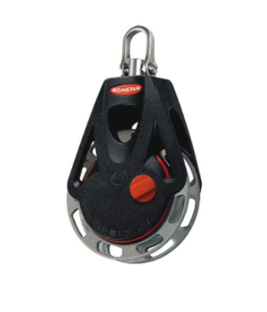 Ronstan Orbit Ratchetblock 1-Scheibig, Manual mit Wirbelkopf