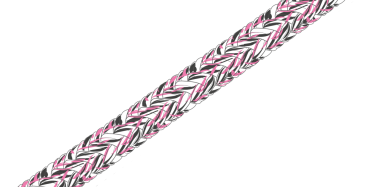 GLEISTEIN RunnerTwin99 Olympic schwarz/weiß/ pink meliert