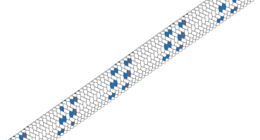 Gleistein MegaTwin Dyneema® weiß, Kennung blau