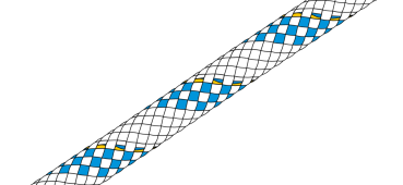 LIROS HERKULES Weiß-blau Ganze Spule