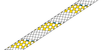 LIROS HERKULES Weiß-gelb (1 Meter)