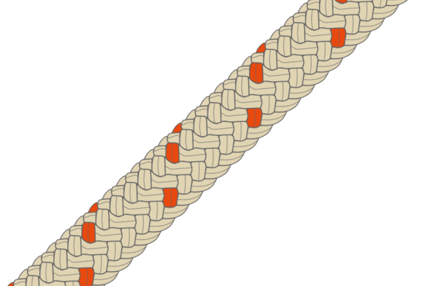 GLEISTEIN ReLite beige, KF orange ganze Spule 100m