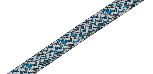 LIROS HERKULES VISION Blau 10 mm - Ganze Spule (200m)